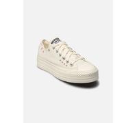 Sneaker CONVERSE "CHUCK TAYLOR ALL STAR LIFT FLORAL EMBROIDERY LOW TOP", Gr. 37,5, egret, sugar berry, cactus bud, Textil, sportlich, Schuhe (66789007-37,5) egret, sugar berry, cactus bud