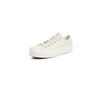 Converse Chuck Taylor All Star Lift Platform Gold Creme Damen Sneakers, Weiß, 39 EU