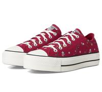 Converse Chuck Taylor All Star Lift Plateau für Damen, florales Patchwork, Sporty Berry/Vintage White, 7.5