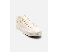 Sneaker CONVERSE "CHUCK TAYLOR ALL STAR LI", Damen, Gr. 38, egret, egret, Synthetik, Schuhe Sneaker, für Freizeitaktivitäten, mit Gummilaufsohle, sportlicher Stil (76451200-38) egret, egret