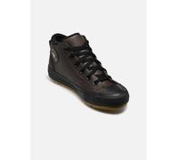 Sneaker CONVERSE "CHUCK TAYLOR ALL STAR MALDEN STREET BOOT", Jungen, Gr. 39, fresh brew, schwarz, struck gold, Leder, Schuhe Sneaker, gefüttert,wasserabweisendes Leder (27922054-39) fresh brew, schwar