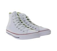 Converse Chuck Taylor All Star Mono Leather High Top Chucks Echtleder Retro Sneaker für Damen und Herren 132169C Weiß 42