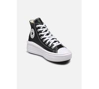 Sneaker CONVERSE "CHUCK TAYLOR ALL STAR MOVE PLATFORM LEATHER" Gr. 39,5, schwarz-weiß (schwarz, weiß) Schuhe Schnürstiefeletten (97862623-39,5)