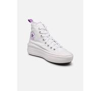 Converse Chuck Taylor All Star Move Platform Sneaker, White/Pixel Purple/White, 40 EU