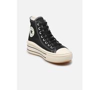 Converse Chuck Taylor All Star Move Damenschuhe Modell Platform A12585C, Mid-Sneaker aus schwarzem Canvas, Schwarz , 37 EU