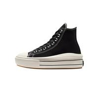 Sneaker CONVERSE "CHUCK TAYLOR ALL STAR MOVE PLATFORM RETRO SPORT", Damen, Gr. 38, schwarz (schwarz, egret, schwarz), Leder, Schuhe Sneaker (99251137-38) schwarz, egret, schwarz