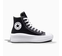 Converse Chuck Taylor All Star Move Platform Leather Schwarz Damen 38.5 Schwarz 38.5