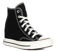 Converse Chuck Taylor All Star Wedge Damen-Schnürschuhe, Schwarz, 38 EU