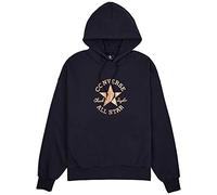 Converse Chuck Taylor Patch Damen Sweatshirt mit Kapuze Schwarz Größe XS Code 10024672-A02, Schwarz