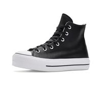 Converse Damen Sneaker Chuck Taylor All Star Platform High Leather Schwarz Größe 36,5