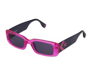 Converse Damen & Herren Sonnenbrille mit UV400-Schutz mit Lichtdurchlässigkeit S2 Urlaubs-Brille SCO228 0ATE Schwarz/Pink