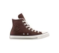Converse - Hohe gefütterte Sneakers - Chuck Taylor All Star Classic High Totally Fudged/Egret/Black für Damen aus Leder - Größe 37 - Braun Braun 37