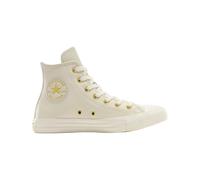 Converse - Hohe Sneakers aus Leder - Chuck Taylor All Star Hi Egret/Egret/Gold für Damen - Größe 38 - Beige Beige 38