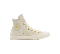 Converse - Hohe Sneakers aus Leder - Chuck Taylor All Star Hi Egret/Egret/Gold für Damen - Größe 40 - Beige Beige 40
