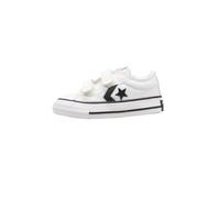 Converse Jungen Star Player 76 Easy-on Foundational Canvas Sneaker, Vintage White Black Egret, 25 EU