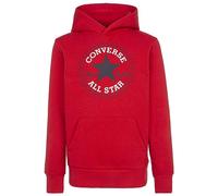 Kapuzensweatshirt CONVERSE "für Kinder", Kinder, Gr. 164/170 (176), rot (university rot), Sweatware, Obermaterial: 60% Baumwolle, 40% Polyester, bedruckt, unifarben, eingesetzt Bündchen krempelbar, Sw