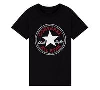 Kurzarmshirt CONVERSE "für Kinder", Jungen, Gr. 146/152 (158), schwarz, Stoff, Obermaterial: 100% Baumwolle, bedruckt, unifarben, normal, Rundhals, eingesetzt abgesteppt, Shirts, für Kinder (42134604-