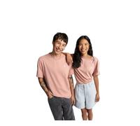 Converse Kurzarm-T-Shirt Unisex Classic Fit Left Chest Star Chevron Rosa, Größe S