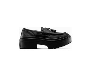Converse Leder-Mokassins "Chuck Taylor All Star" in Schwarz - Größe 39 | Damen Schuhe Halbschuhe