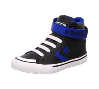 Sneaker CONVERSE "PRO BLAZE STRAP LEATHER EASY ON", Gr. 30, schwarz, blau, weiß, Leder, sportlich, Schuhe (44987349-30) schwarz, blau, weiß