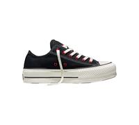Sneaker CONVERSE "CHUCK TAYLOR ALL STAR LIFT", Damen, Gr. 39, schwarz, egret, days ahead, Textil, Schuhe Sneaker, Valentine Love Edition (55712657-39) schwarz, egret, days ahead
