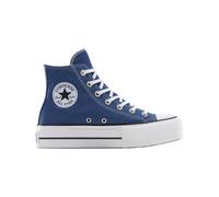 Sneaker CONVERSE "CHUCK TAYLOR ALL STAR LIFT PLATFORM", Gr. 37, slacker blau, weiß, schwarz, Textil, sportlich, Schuhe (98793255-37) slacker blau, weiß, schwarz
