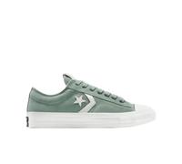 Converse Star Player 76 A13607C Unisex Sneaker 44 EU | Retro Low-Top Sneaker mit Suede Obermaterial, Ortholite® Komfort-Einlegesohle, Klassischer Converse Star Chevron Logo | Grün Freizeit Schuhe