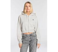 Converse Sweatjacke in Grau - Größe L | Damen Sweatshirts Jacken
