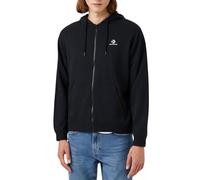 Converse Sweatshirt Full Zip mit Kapuze Go-To Chuck Patch Schwarz Code 10023871-A01, schwarz / weiß, S