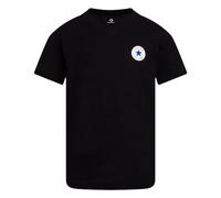 Converse T-Shirt Cnvb SS Printed CTP Tee – Kurzarm, 100% Baumwolle, Rundhals – Schwarz Größe 12-13A