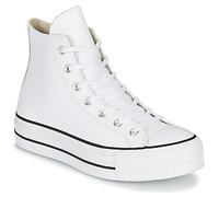 Converse Turnschuhe CHUCK TAYLOR ALL STAR LIFT CLEAN LEATHER HI in Weiss 37