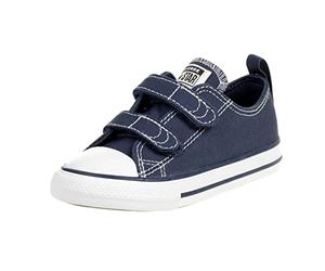 Converse Unisex Baby Chuck Taylor Ct 2v Ox Canvas Hausschuhe, Blau (Athletic Navy/White 412), 20 EU