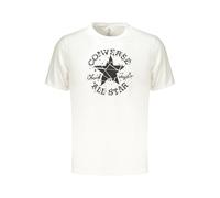 Converse Weißes Baumwoll-Herren-T-Shirt L