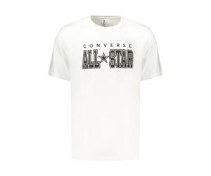 Converse Weißes Baumwoll-Herren-T-Shirt M