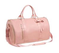 Convertible Kleidertasche mit Duffle, vielseitig einsetzbar, Hybrid, für Geschäftsreisen, Urlaub | Transporttasche, langlebig, leicht, geräumige Fächer und Tragegriffe, Pink, Se référer au descriptif