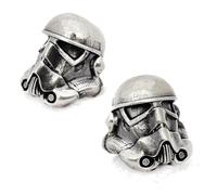 CooB EDC Paracord Bead Star Wars Darth Vader und Stormtrooper Anhänger Charm Zipper Pul. DIY handgegossene Metallperlen Anhänger für Paracord Armband Lanyard Schlüsselanhänger, Stormtrooper Silver