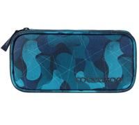 coocazoo - Schlampermäppchen, Cloudy Camou blau/weiß