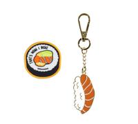 coocazoo 211548 COLOUR UP-Set Sushi Love: Anhänger & Patch