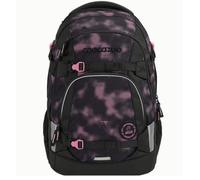 coocazoo Schulrucksack Mate „Pink Illusion”, schwarz-pink, ergonomischer & anpassbarer Tornister, höhen- & größenverstellbar, mit Brustgurt & Hüftgurt, ab der 3. Klasse