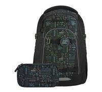 COOCAZOO 211807 Schulrucksack MATE Humedica, Free Spirit, 3-tlg.