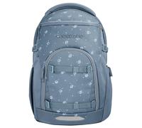 coocazoo Byte Schulrucksack „Bloomy Daisy”, hellgrau, ergonomischer & anpassbarer Tornister, höhen- & größenverstellbar, mit Brustgurt & Hüftgurt, ab der 3. Klasse