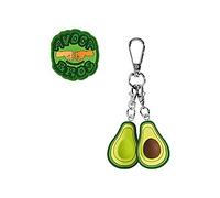 coocazoo Colour UP-Set, „Avocabros“, grün, Anhänger & Klett-Patch für die Schulrucksäcke Mate, Joker & Porter, Motiv & Anhänger, austauschbar & individuell, ab der 3. Klasse