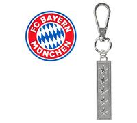 coocazoo Colour UP-Set „FC Bayern, Rekordmeister“, Anhänger für Schulranzen aus Metall, Klett-Patch, für Jungen und Mädchen ab der 5. Klasse