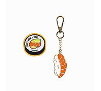 coocazoo Colour UP-Set, „Sushi Love“, bunt, Anhänger & Klett-Patch für die Schulrucksäcke Mate, Joker & Porter, Motiv & Anhänger, austauschbar & individuell, ab der 3. Klasse