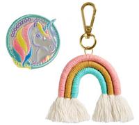 coocazoo Colour UP-Set, Unicorn, bunt, Anhänger & Klett-Patch für die Schulrucksäcke Mate, Joker & Porter, Motiv & Anhänger, austauschbar & individuell, ab der 3. Klasse