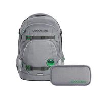 Coocazoo Schulrucksack Set, Mate Mixed Silver Dust Special Edition, 2tlg.