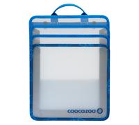 coocazoo Faltbare Heftbox, Blue, blau, mit Tragegriff, platzsparend mit ausziehbaren Seiten, Heftordner für Schulrucksäcke, ab der 3. Klasse