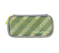 coocazoo Federmäppchen PencilDenzel „MeshFlash Neon Green“ grün, Schlamperetui, Geodreieckfach, Stundenplanfach, herausnehmbarer Stiftehalter, zusätzliches Reißverschlussfach