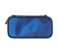 coocazoo Federmäppchen PencilDenzel OceanEmotion Blue Bay, blau, Schlamperetui mit Geodreieckfach, Stundenplanfach, herausnehmbarer Stiftehalter, zusätzliches Reißverschlussfach