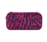 Coocazoo Schlamperetui PencilDenzel – WWF Anemone-Trail – mit Geodreieckfach & Stiftehalter – Rot